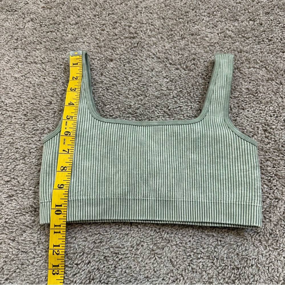 Sommer Ray Washed Seamless Ribbed Sports Bra Size S - Picture 3 of 4
